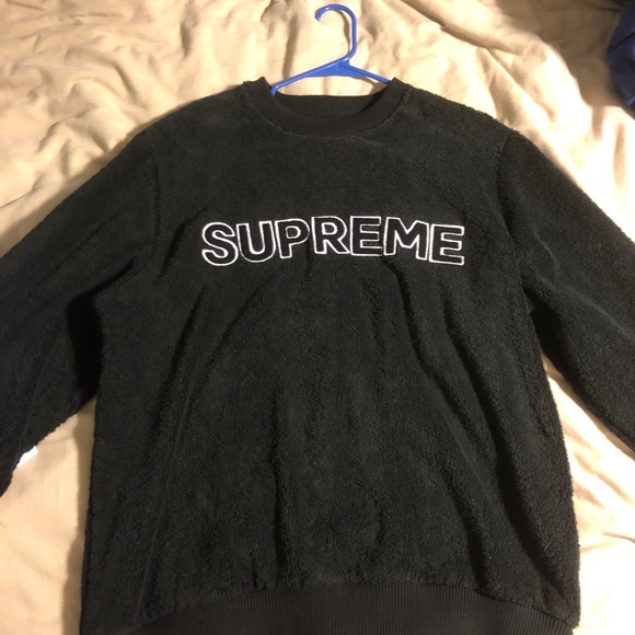 Supreme Men’s Large Terrycloth Sweater